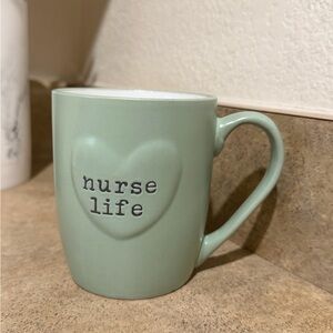Green Ceramic Mug - Nurse Life